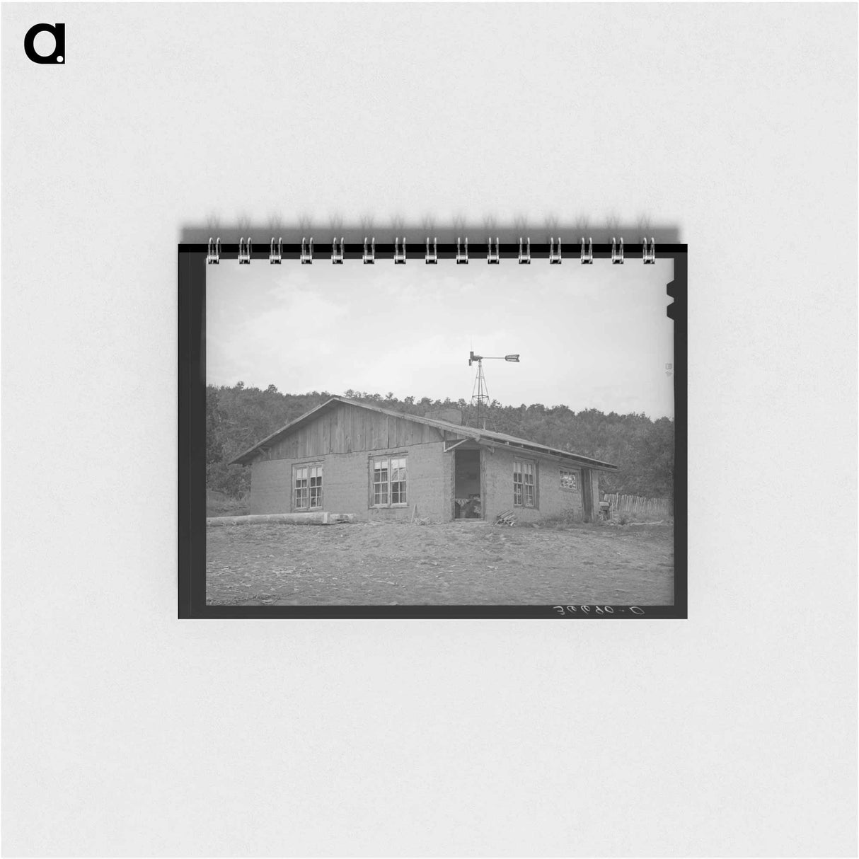 アートメモ帳-Adobe House, Pie Town, New Mexico
 - ラッセル リー Memo.