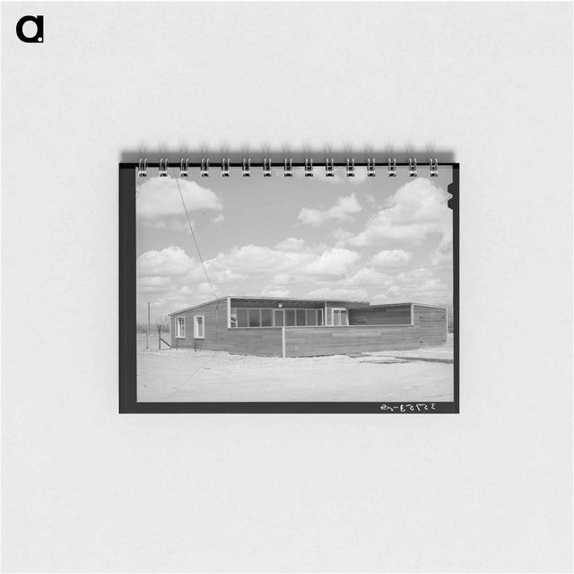 アートメモ帳-Home of Manager, Migratory Labor Camp, Robstown, Texas
 - ラッセル リー Memo.