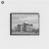 アートメモ帳-Courthouse at San Marcos, Hays County
 - ラッセル リー Memo.