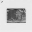 アートメモ帳-Backporch of Henry McPeak's House, Black River Falls, Wisconsin
 - ラッセル リー Memo.