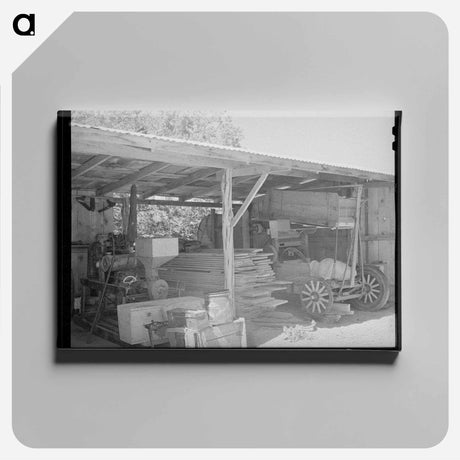 アートパネル-Toolshed on Farm of George Hutton
 - ラッセル リー Canvas.