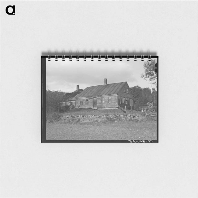 アートメモ帳-Farm Security Administration Client Home, Orange County near Bradford, Vermont
 - ラッセル リー Memo.