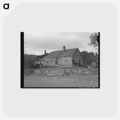 アートポストカード-Farm Security Administration Client Home, Orange County near Bradford, Vermont
 - ラッセル リー Postcard.
