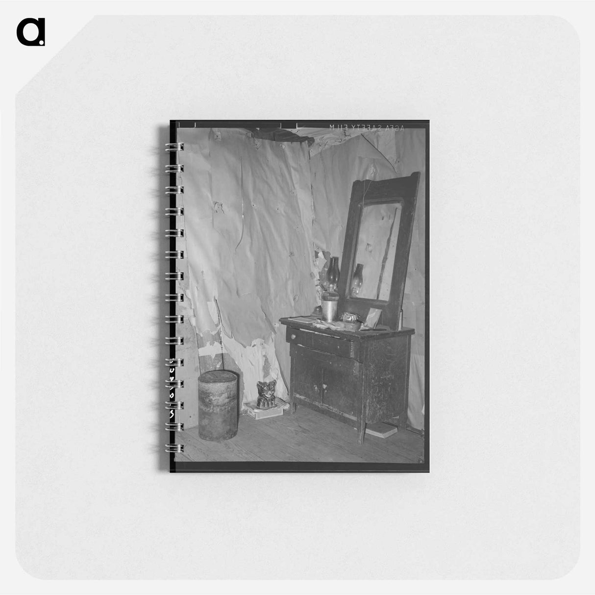 アートメモ帳-Bedroom Corner, Wagoner County, Oklahoma
 - ラッセル リー Memo.