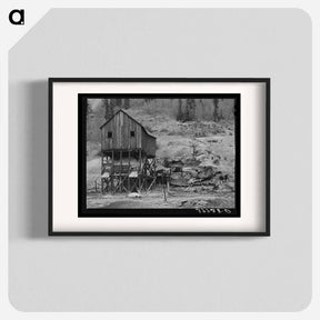 アートポスター-Mill of Abandoned Gold Mine, San Juan County, Colorado
 - ラッセル リー Poster.