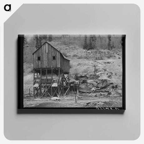 アートパネル-Mill of Abandoned Gold Mine, San Juan County, Colorado
 - ラッセル リー Canvas.