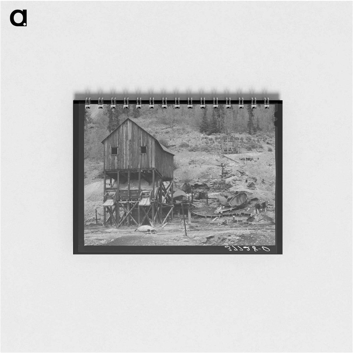 アートメモ帳-Mill of Abandoned Gold Mine, San Juan County, Colorado
 - ラッセル リー Memo.