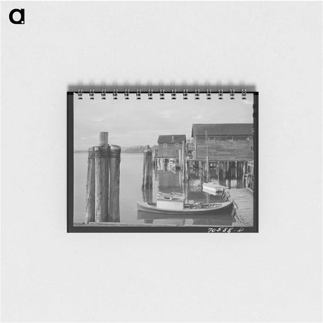 アートメモ帳-Waterfront, Cathlamet, Washington
 - ラッセル リー Memo.