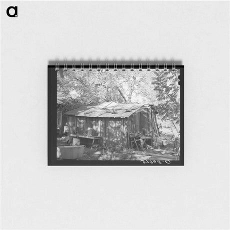 アートメモ帳-Machine Shed of Perry Warner, Tehama County, California
 - ラッセル リー Memo.