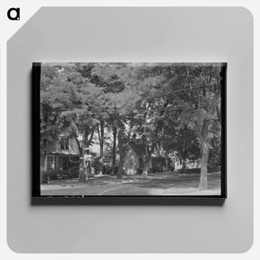 アートパネル-Shaded Street, Waitsburg, Washington
 - ラッセル リー Canvas.
