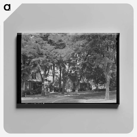 アートパネル-Shaded Street, Waitsburg, Washington
 - ラッセル リー Canvas.