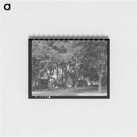 アートメモ帳-Shaded Street, Waitsburg, Washington
 - ラッセル リー Memo.