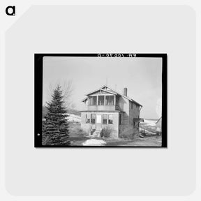 アートポストカード-Farmhouse Near Estherville, Iowa
 - ラッセル リー Postcard.