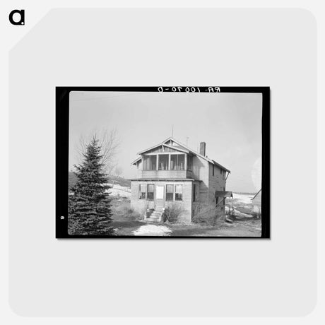 アートポストカード-Farmhouse Near Estherville, Iowa
 - ラッセル リー Postcard.