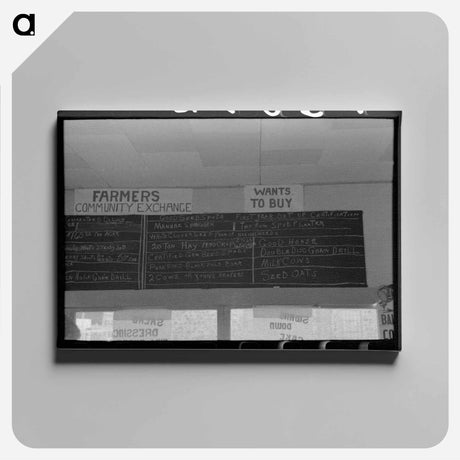 アートパネル-Sign in Store, Eden, Idaho
 - ラッセル リー Canvas.