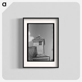 アートポスター-Tower on Old Church near Cruger, Mississippi
 - ラッセル リー Poster.