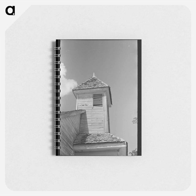 アートメモ帳-Tower on Old Church near Cruger, Mississippi
 - ラッセル リー Memo.
