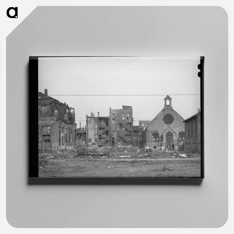 アートパネル-Chicago Scene
 - ラッセル リー Canvas.