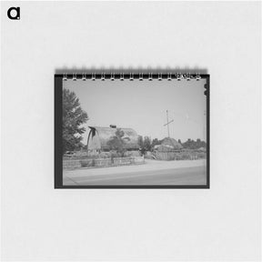 アートメモ帳-Mormon Barn and Haystack, Logan, Utah
 - ラッセル リー Memo.