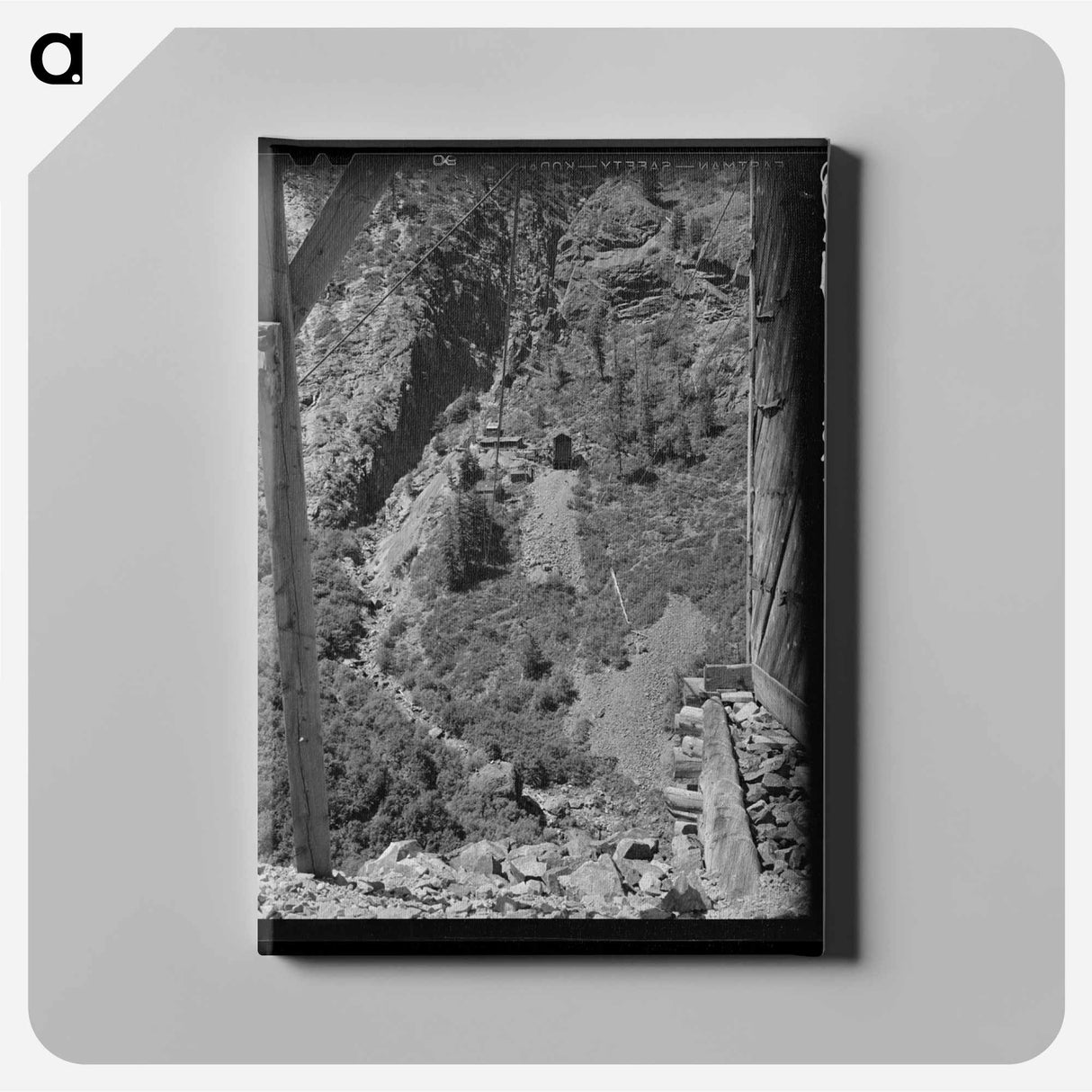 アートパネル-Aerial Tram to Abandoned Gold Mine, Ouray County, Colorado
 - ラッセル リー Canvas.