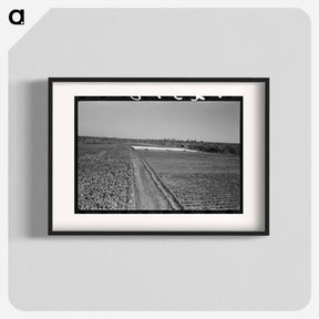 アートポスター-Truck Farm with Frame Garden near San Angelo, Texas
 - ラッセル リー Poster.