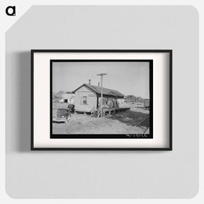 アートポスター-Railroad Station, Lothair, Maryland
 - ラッセル リー Poster.