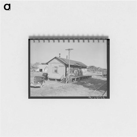 アートメモ帳-Railroad Station, Lothair, Maryland
 - ラッセル リー Memo.