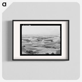 アートポスター-Wheat Fields, Nez Perce County, Idaho
 - ラッセル リー Poster.