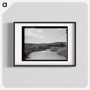 アートポスター-One of the Main Irrigation Canals, Bernalillo, New Mexico
 - ラッセル リー Poster.