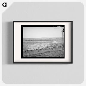 アートポスター-Flood Irrigation in the Little Colorado River Valley
 - ラッセル リー Poster.