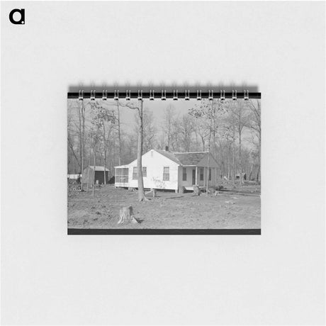 アートメモ帳-Farm Home, Chicot Farms, Arkansas
 - ラッセル リー Memo.