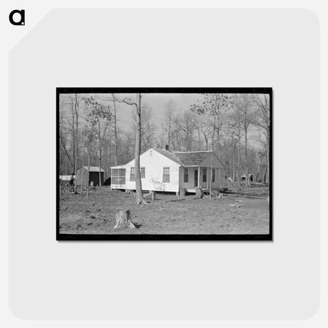 アートポストカード-Farm Home, Chicot Farms, Arkansas
 - ラッセル リー Postcard.