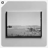 アートパネル-Repairing Combine, Whitman County, Washington
 - ラッセル リー Canvas.