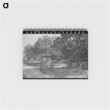 アートメモ帳-Entrance to Trailer Park Amid Orange Groves, McAllen, Texas
 - ラッセル リー Memo.