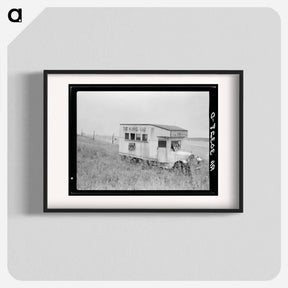 アートポスター-Abandoned Gospel Car near Kewanee, Illinois
 - ラッセル リー Poster.