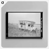 アートパネル-Abandoned Gospel Car near Kewanee, Illinois
 - ラッセル リー Canvas.