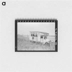 アートメモ帳-Abandoned Gospel Car near Kewanee, Illinois
 - ラッセル リー Memo.