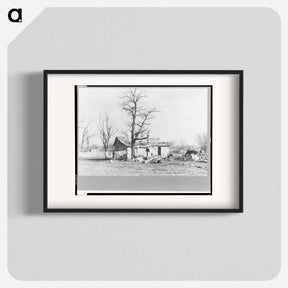 アートポスター-Shawneetown Flood Damage
 - ラッセル リー Poster.