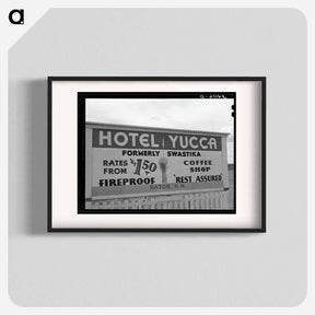 アートポスター-Roadside Sign, Capulin, New Mexico
 - ラッセル リー Poster.