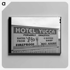 アートパネル-Roadside Sign, Capulin, New Mexico
 - ラッセル リー Canvas.