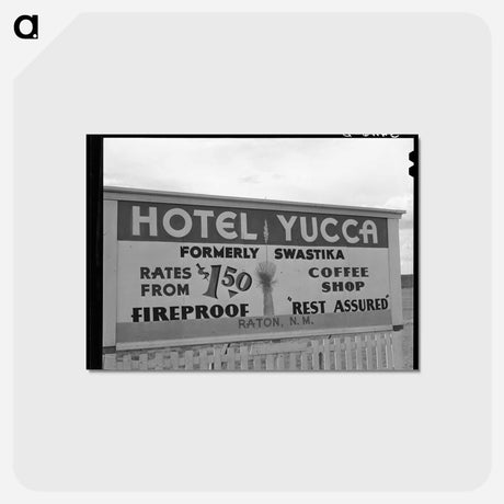 アートポストカード-Roadside Sign, Capulin, New Mexico
 - ラッセル リー Postcard.