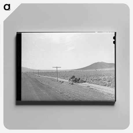 アートパネル-Sagebrush Country, Costilla, New Mexico
 - ラッセル リー Canvas.