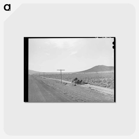 アートポストカード-Sagebrush Country, Costilla, New Mexico
 - ラッセル リー Postcard.