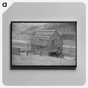 アートパネル-Old Gristmill on Road to Skyline Drive, Virginia
 - ラッセル リー Canvas.