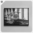 アートパネル-Bulldozer at Work at Shasta Dam
 - ラッセル リー Canvas.