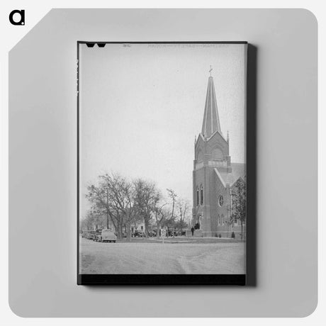 アートパネル-Easter Sunday, Granger, Texas
 - ラッセル リー Canvas.