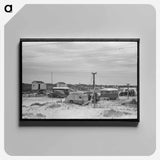 アートパネル-Trailer Camp, Port Aransas, Texas
 - ラッセル リー Canvas.