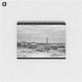 アートメモ帳-Trailer Camp, Port Aransas, Texas
 - ラッセル リー Memo.