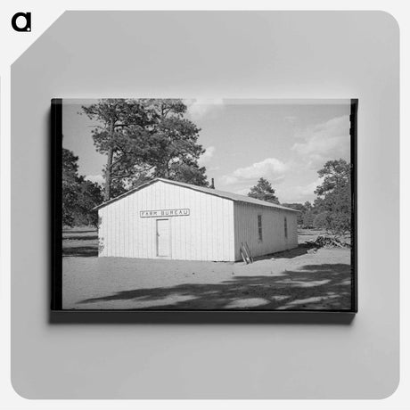 アートパネル-Farm Bureau Building, Pie Town
 - ラッセル リー Canvas.