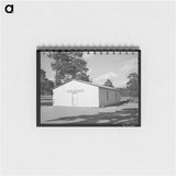 アートメモ帳-Farm Bureau Building, Pie Town
 - ラッセル リー Memo.
